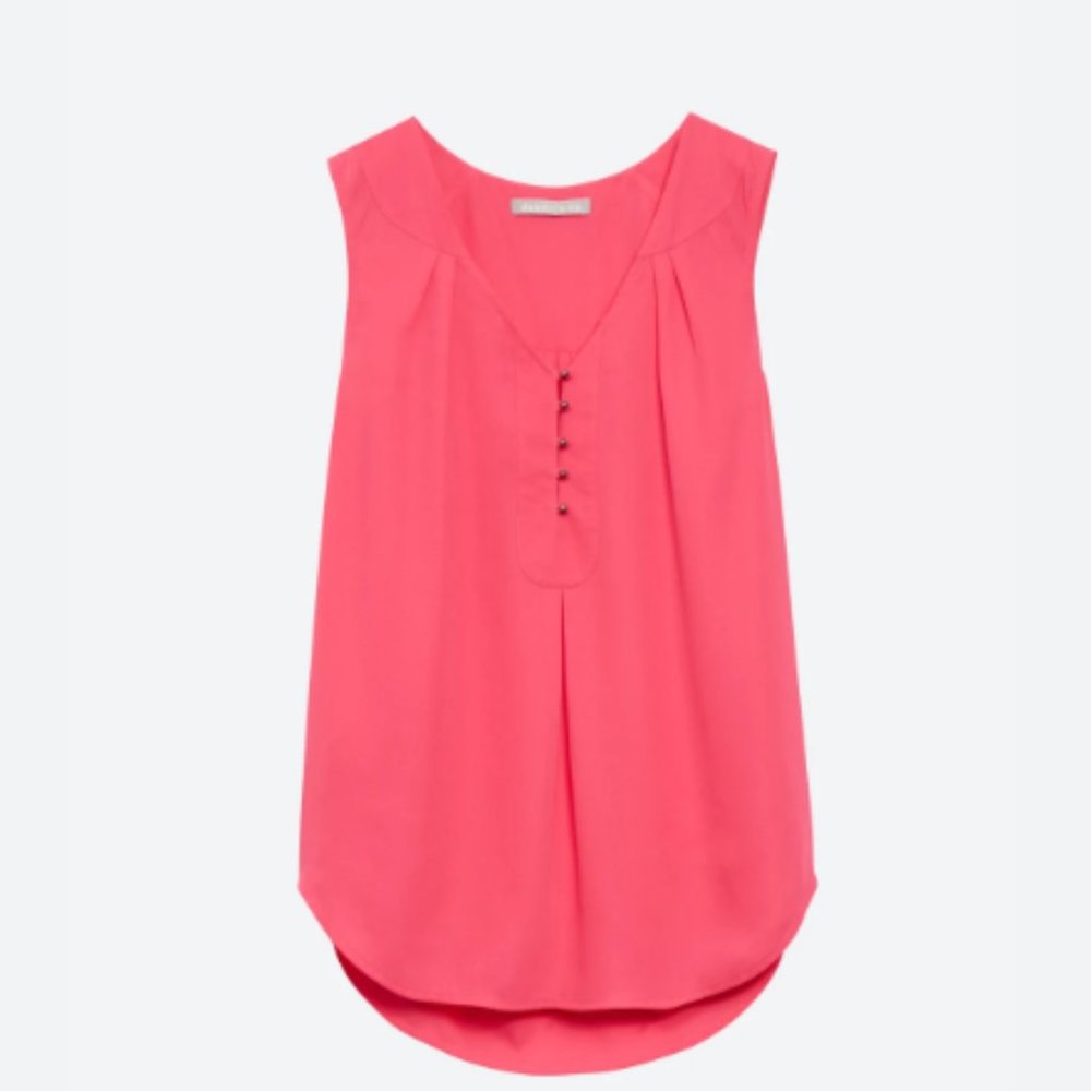 DANIEL RAINN Minal Sleeveless V-Neck Blouse